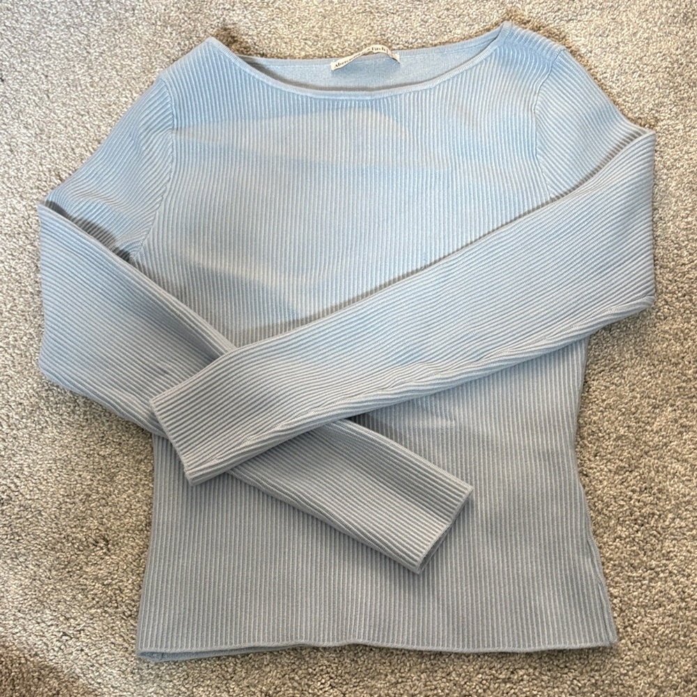 Abercrombie long sleeve thick shirt